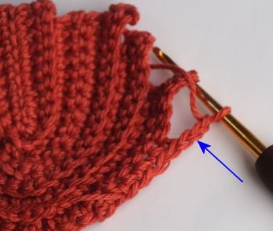 メープルリーフのモチーフの編み方と編み図 あみーず